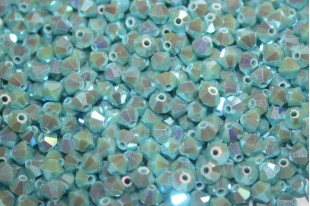 Biconi Preciosa - MC Bead Rondelle - Turquoise AB 2X 4mm - 30pz