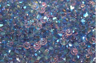 Biconi Preciosa - MC Bead Rondelle - Tanzanite AB 2X 4mm - 30pz