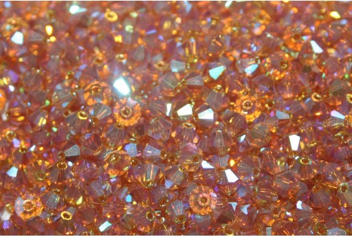 Bicones Preciosa - MC Bead Rondell - Topaz AB 2X 4mm - 30pcs 2