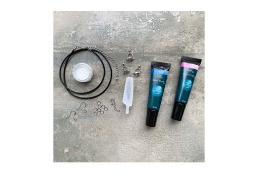 Kit per Creare Gioielli in Resina - Starter Kit Parure Gemme 2