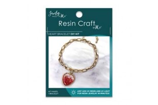 Kit per Creare Gioielli in Resina - Bracciale con Cuore