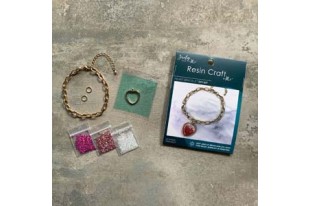 Kit per Creare Gioielli in Resina - Bracciale con Cuore