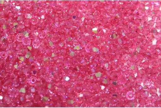 Biconi Preciosa - MC Bead Rondelle - Rose AB 3mm - 30pz 2