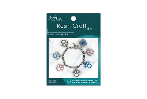 Kit per Creare Gioielli in Resina - Bracciale Charm Zampa