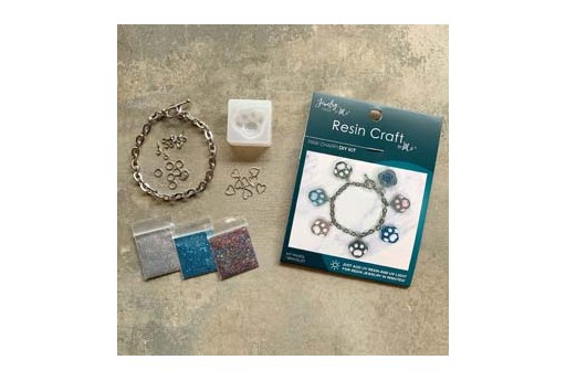 Kit per Creare Gioielli in Resina - Bracciale Charm Zampa 2