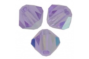 Bicones Preciosa - MC Bead Rondell - Violet AB 4mm - 30pcs