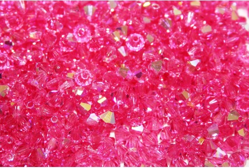 Bicones Preciosa - MC Bead Rondell - Rose AB 4mm - 30pcs 2