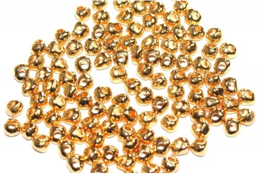 Perlina Irregolare in Zama Goccia - Oro 3,2x4mm - 10pz