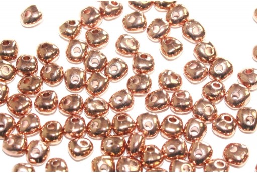 Perlina Irregolare in Zama Goccia - Oro Rosa 2,9X5,2mm - 8pz