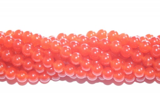 Dyed Jade Round - Dark Topaz 6mm - 60pcs