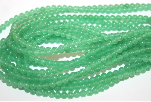 Dyed Jade Round - Mint Green 4mm - 94pcs