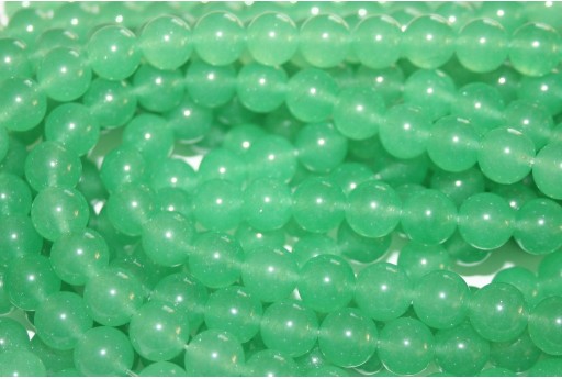 Dyed Jade Round - Mint Green 10mm - 38pcs