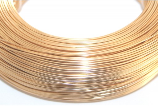 Aluminium Wire Light Gold 1mm - 20m
