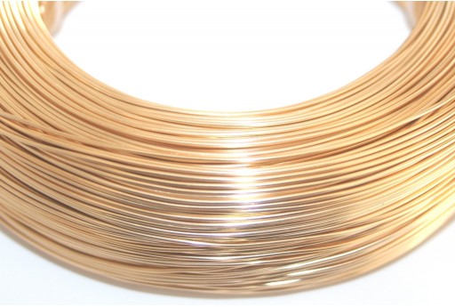 Filo di Alluminio Oro Chiaro 1mm - 20mt