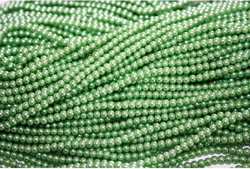 Perle Cerate Vetro Verde Menta 3mm - 130pz