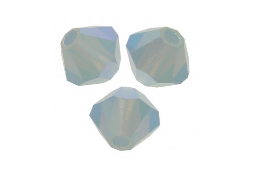 Biconi Preciosa - MC Bead Rondelle - Light Sapphire Opal AB 2X 4mm - 30pz