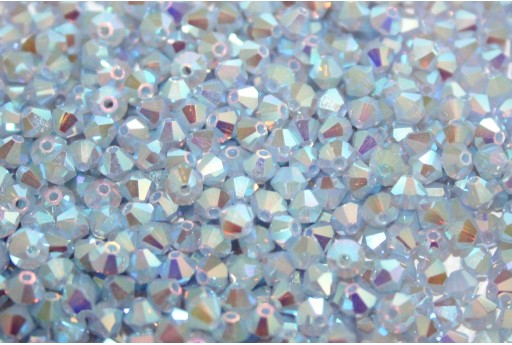 Bicones Preciosa - MC Bead Rondell - Light Sapphire Opal AB 2X 4mm - 30pcs 2