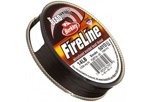 Fireline Beading Thread Smoke 0,22mm - 45mt