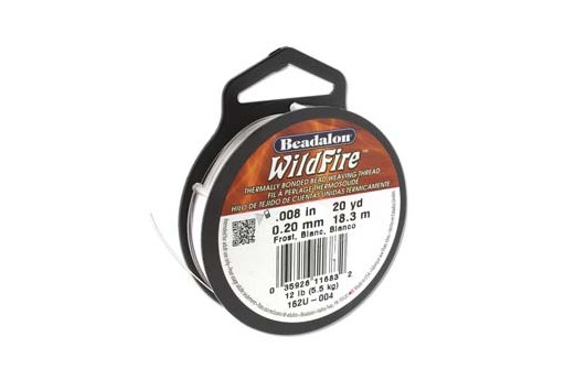 Rocchetto Filo WildFire Bianco 0,20mm - 18,3mt