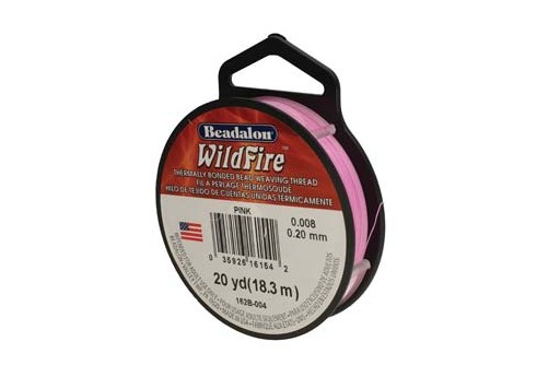 Rocchetto Filo WildFire Rosa 0,20mm - 18,3mt