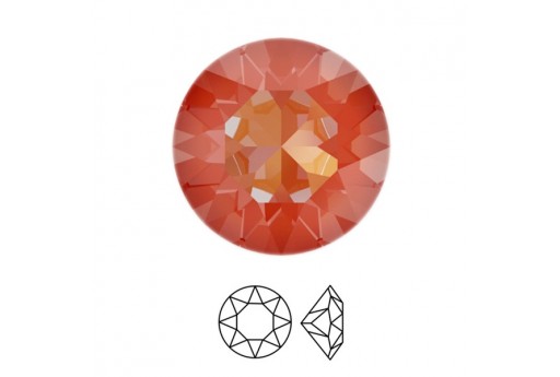 Chaton 1088 Shiny Crystal - Orange Glow DeLite SS29 - 8pcs