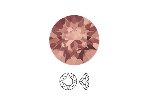 Chaton 1088 Shiny Crystal - Blush Rose SS29 - 8pcs