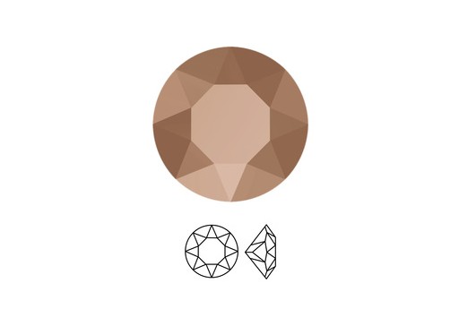 Chaton 1088 Shiny Crystal - Rose Gold SS29 - 8pz
