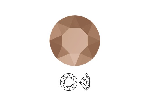 Chaton 1088 Shiny Crystal - Rose Gold SS29 - 8pz