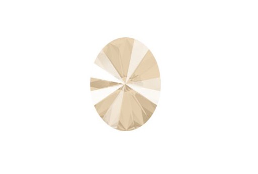Oval Rivoli 4122 - Ivory Cream 14x10,5mm - 2pcs