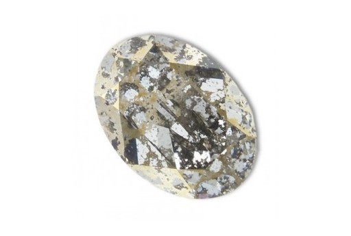 Cabochon Shiny Crystal 4120 - Gold Patina 18x13mm - 1pz
