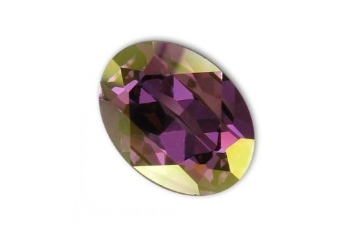 Cabochon Shiny Crystal 4120 - Lilac Shadow 18x13mm - 1pz