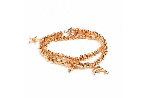 DIY Kit Pepita Bracelet - Rose Gold - Summer Charms