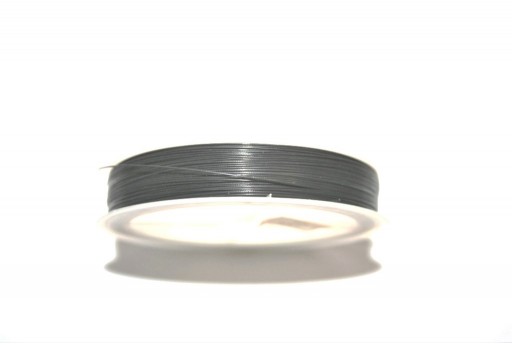 Nylon-Coated Steel Beading Wire 0,5mm Black - 35m