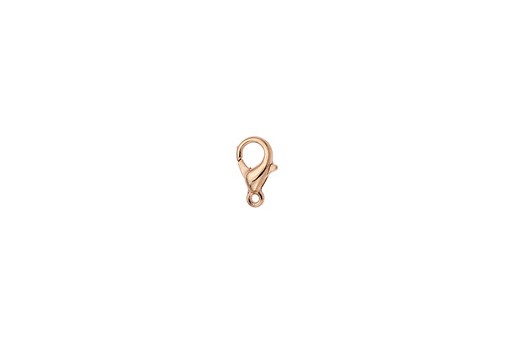 Zamak Lobster Claw Clasps Rose Gold 10x5,4mm - 4pcs