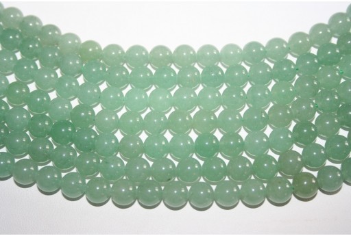 Aventurine Beads Green Sphere 8mm - 46pz