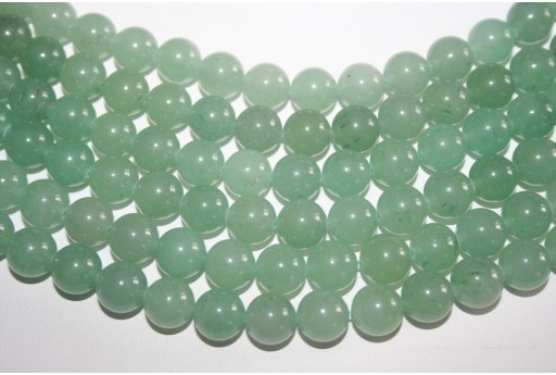 Filo Pietre Aventurine Verde Sfera 10mm - 38pz