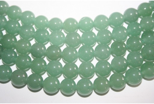 Filo 32 Pietre Aventurine Verde Sfera 12mm AV11