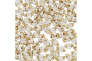 Mini Gemduo Beads - Crystal Bronze Lined 6x4mm - 5g