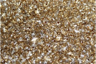 Mini Gemduo Beads - Crystal Bronze Lined 6x4mm - 5g