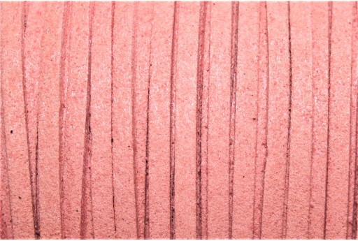 Suede Alcantara Cord Light Antique Rose 3x1,5mm - 2m