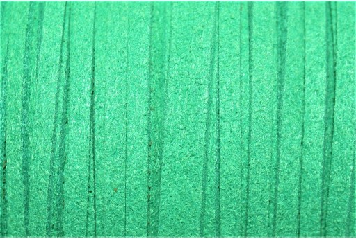Suede Alcantara Cord Emerald 3x1,5mm - 2m