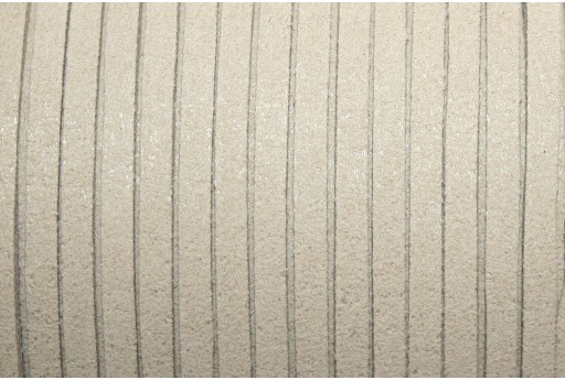 Suede Alcantara Cord Sand 3x1,5mm - 2m