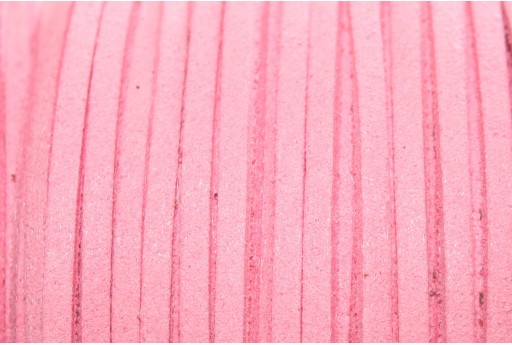 Suede Alcantara Cord Pink 3x1,5mm - 2m