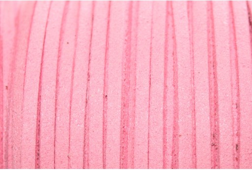 Suede Alcantara Cord Pink 3x1,5mm - 2m