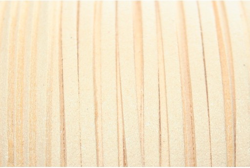 Suede Alcantara Cord Light Beige 3x1,5mm - 2m