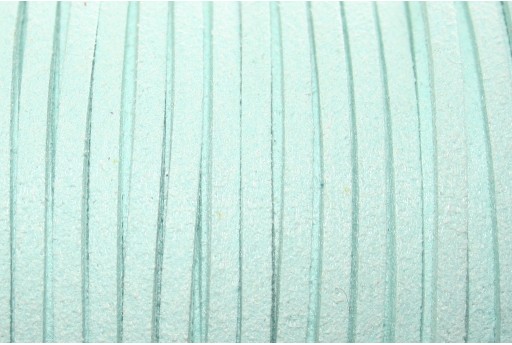 Suede Alcantara Cord Light Green 3x1,5mm - 2m