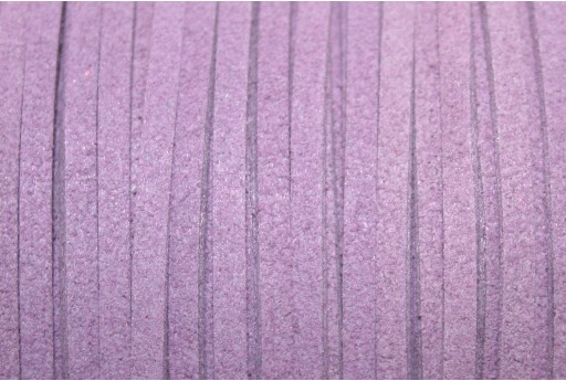 Suede Alcantara Cord Dark Purple 3x1,5mm - 2m