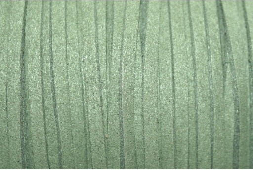 Suede Alcantara Cord Forest Green 3x1,5mm - 2m