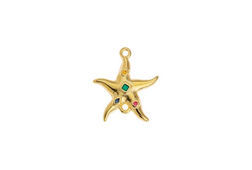 Starfish Link - Gold 21,9x19,2mm - 1pc