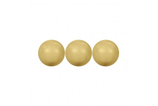 Shiny Crystal Pearls 5810 Gold 3mm - 20pcs